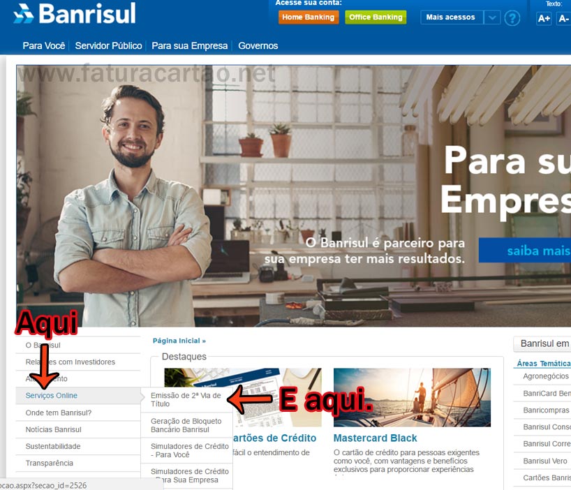 Atualizar Boleto Banrisul