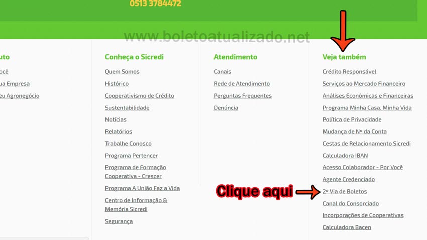 Atualizar Boleto SICREDI Vencido